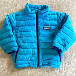 PATAGONIA Blue Jacket Toddler Boy Size 12-18 Months LIKE New